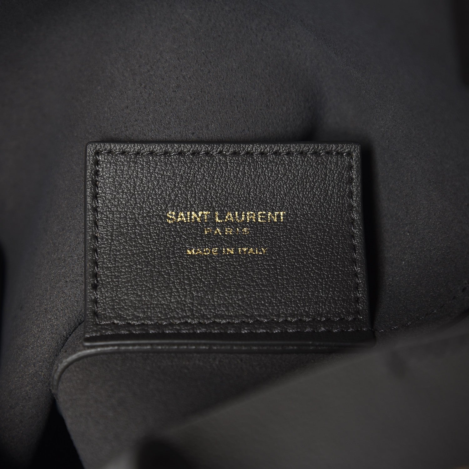Saint Laurent Calfskin Toy Shopping Tote Dark Anthracite 7 of 9