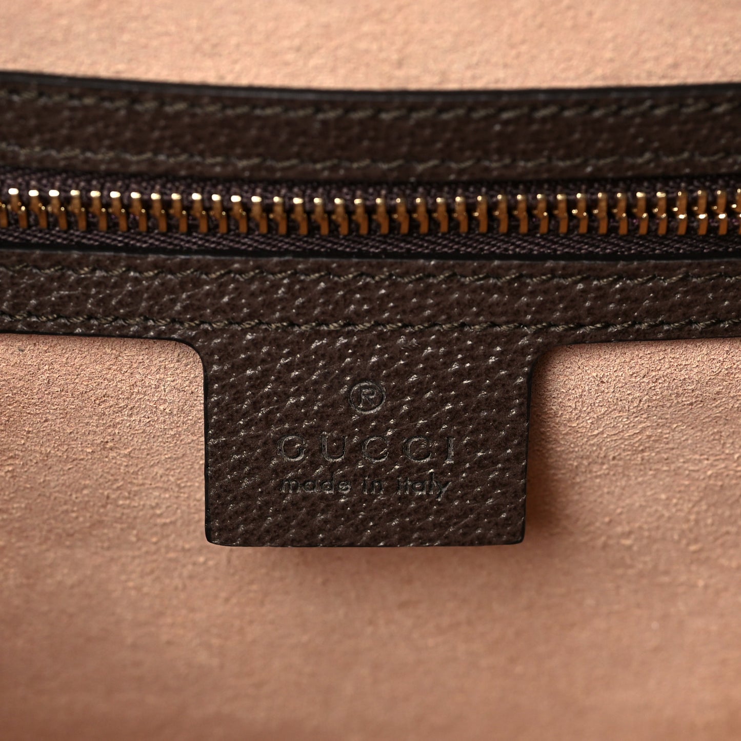 GG Supreme Web Small Ophidia Top Handle Shoulder Bag Brown