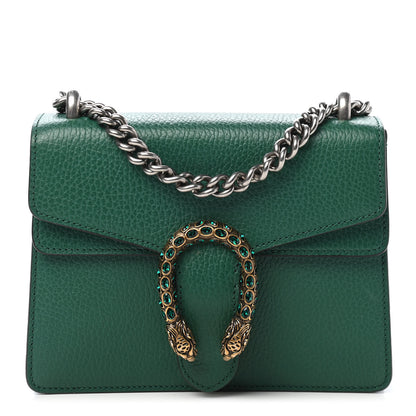 Gucci Calfskin Mini Dionysus Shoulder Bag Emerald 1 of 10
