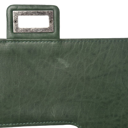 Chanel Washed Lambskin Jumbo Take Away Flap Green 19 of 21