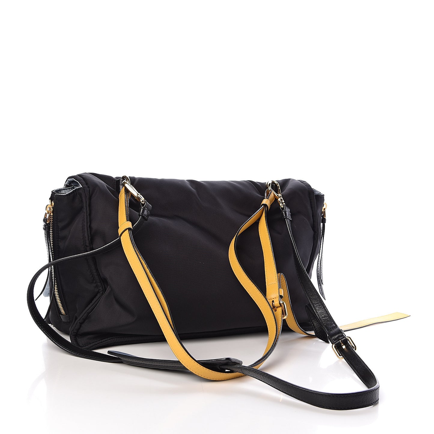 Tessuto Nylon Etiquette Flap Black Soleil
