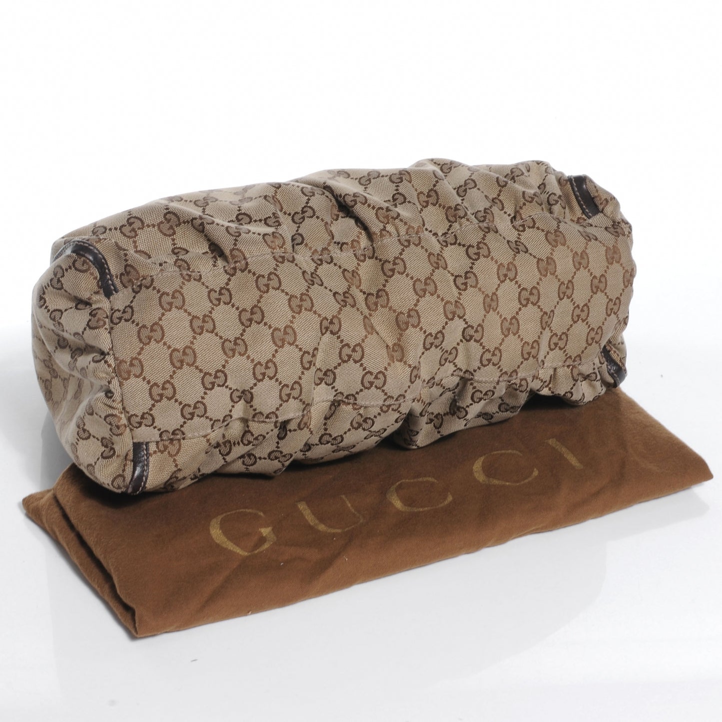 Monogram D Gold Large Hobo Ebony