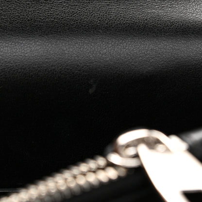 Dolce & Gabbana Chevron Rosalia Shoulder Bag Black White 9 of 9