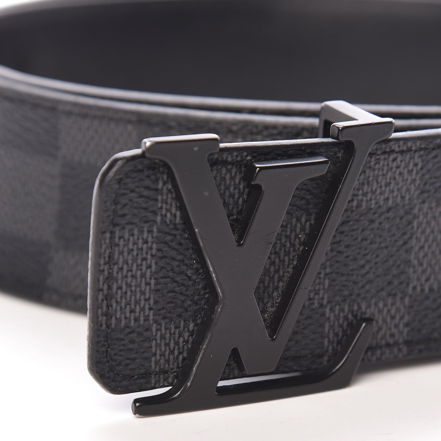 Damier Graphite LV Initiales Belt 90 36