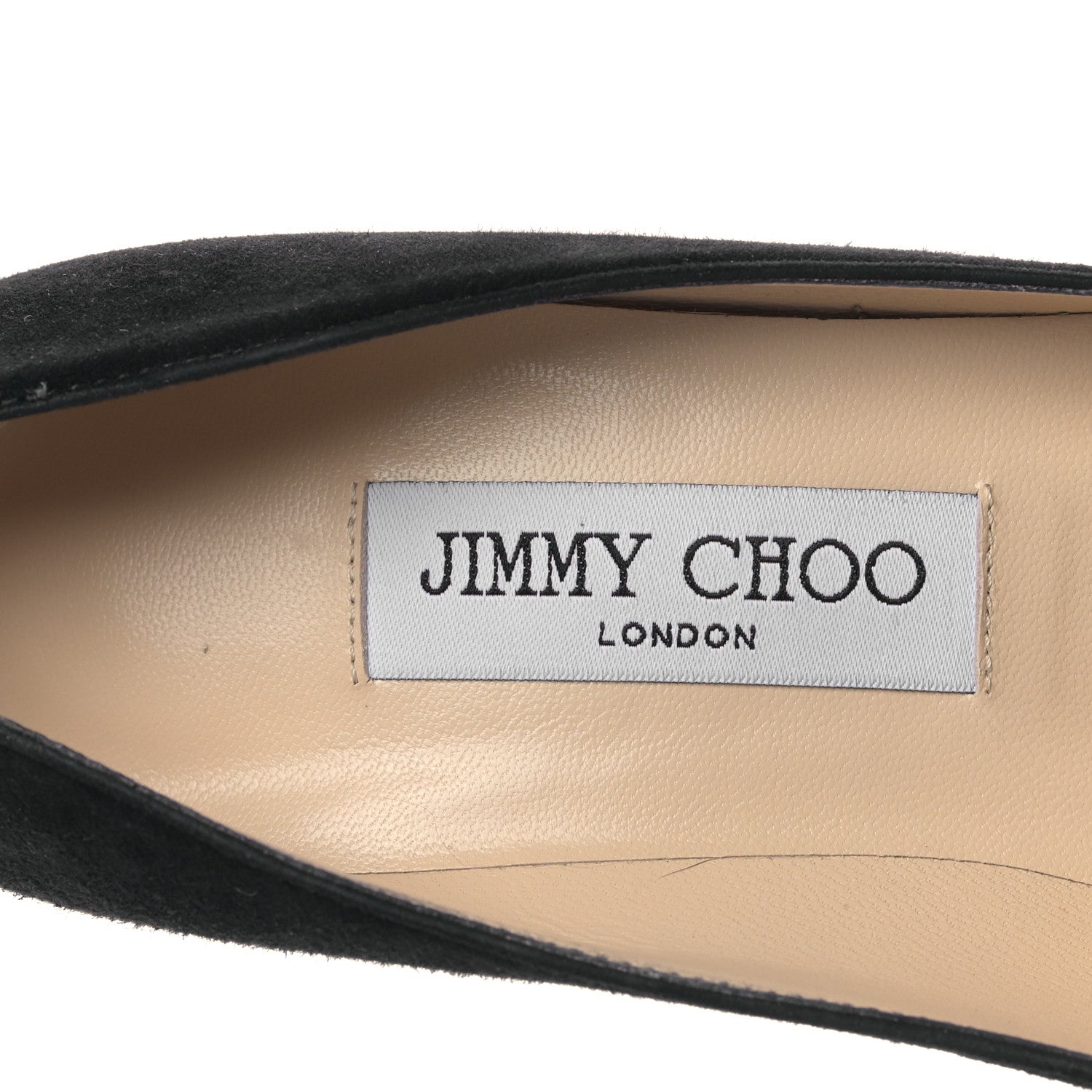 Jimmy Choo Suede Abel Pumps 36 Black 7 of 8
