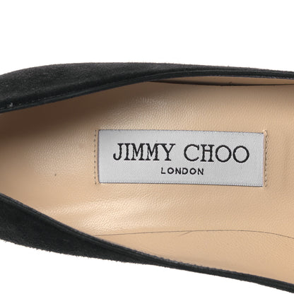 Jimmy Choo Suede Abel Pumps 36 Black 7 of 8