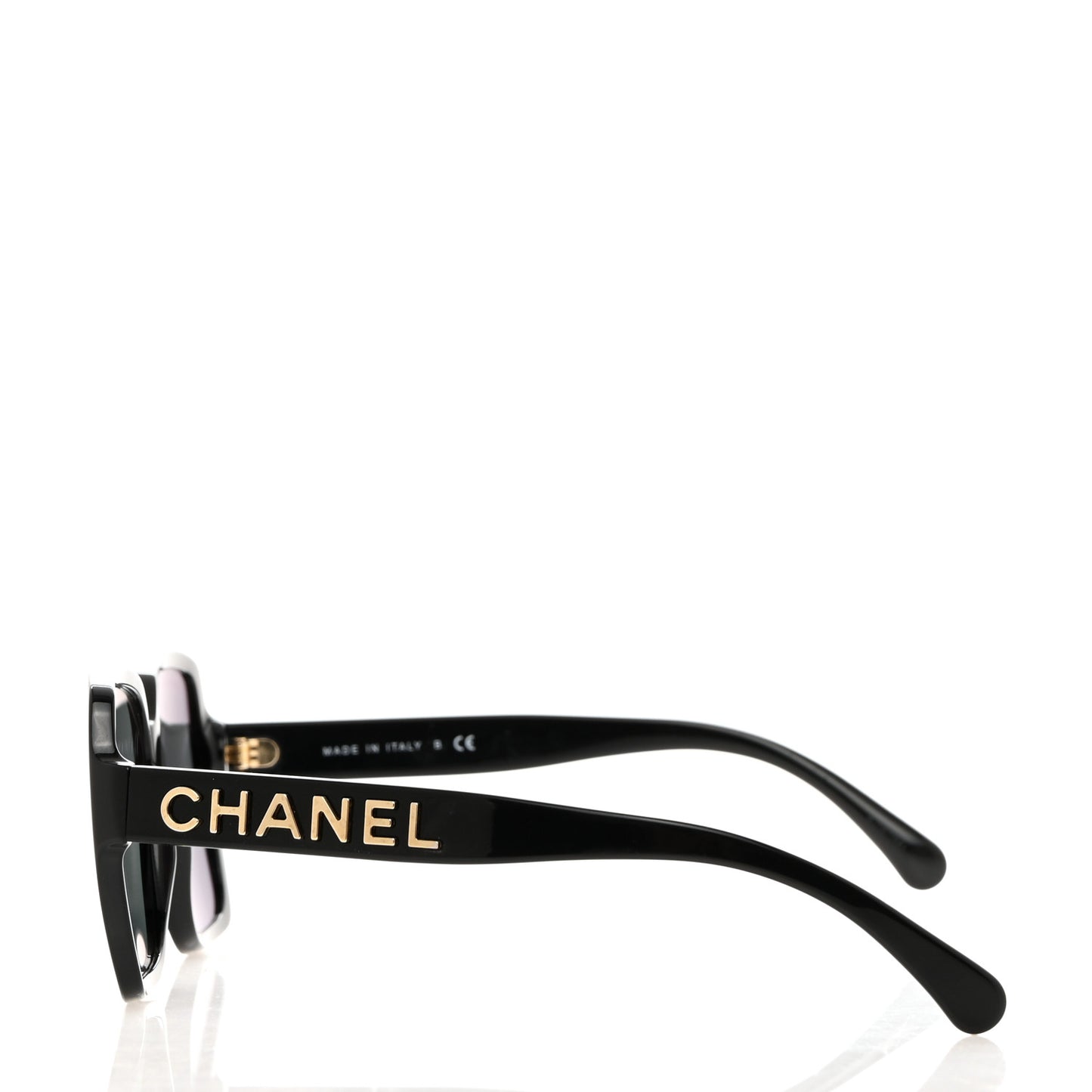Acetate Square Sunglasses 5408 Black