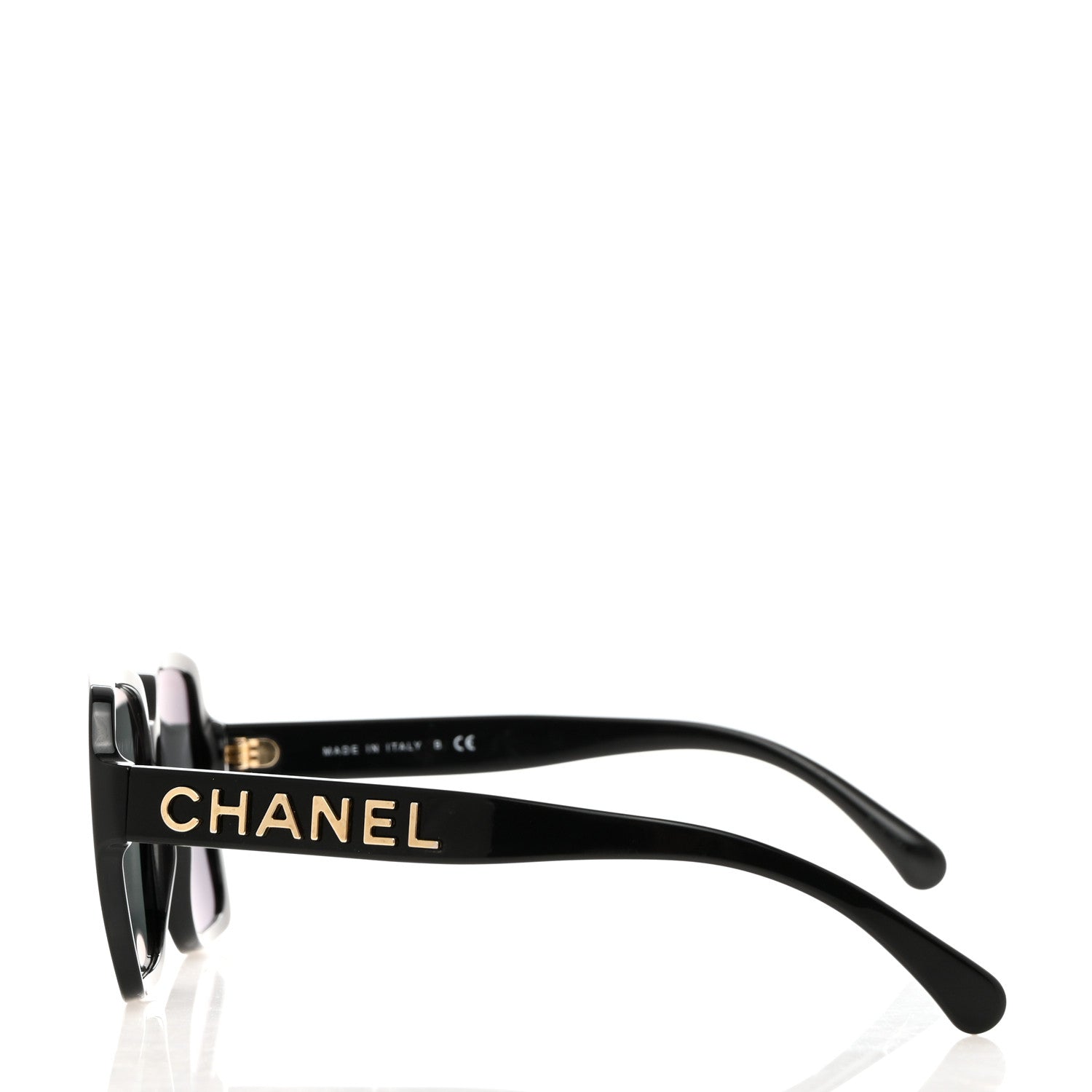 Chanel Acetate Square Sunglasses 5408 Black 3 of 8