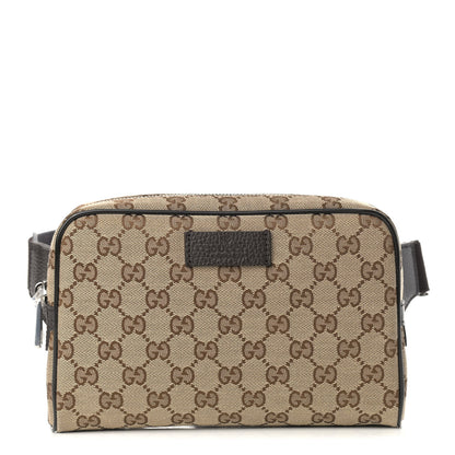 Gucci Monogram Belt Bag Dark Brown 1 of 9