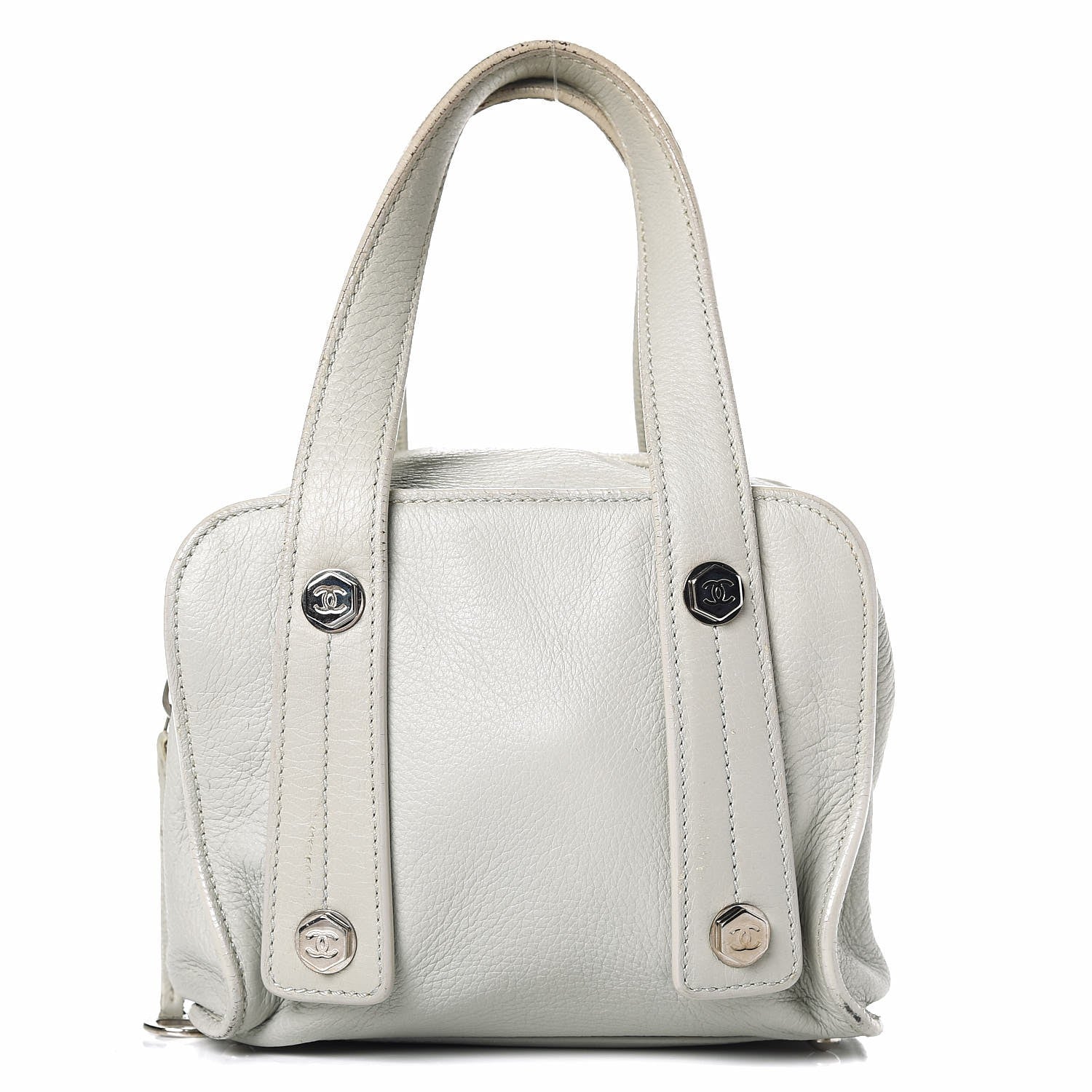 Chanel Deerskin Bolt Bag Light Green 1 of 21