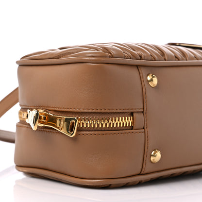 Miu Miu Nappa Matelasse Large Arcadie Top Handle Bag Caramel 7 of 8