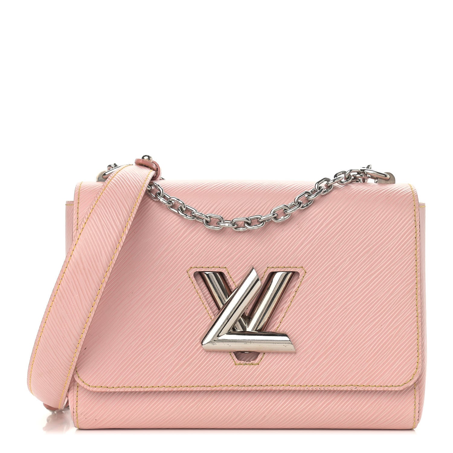 Louis Vuitton Epi Twist Shoulder Bag MM Rose Ballerine 1 of 15