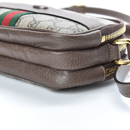 Gucci GG Supreme Monogram Web Mini Ophidia GG Bag Brown 12 of 13