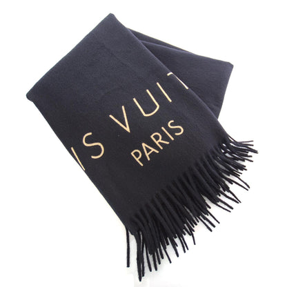 Louis Vuitton Cashmere Jhelam Stole Black 1 of 3