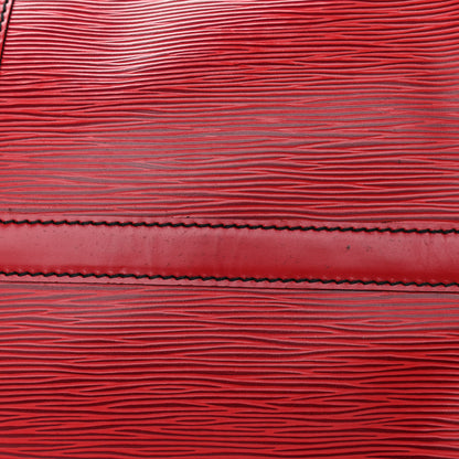Louis Vuitton Epi Keepall 45 Castillan Red 10 of 12