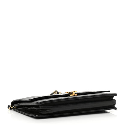 Chanel Caviar CC Wallet On Chain WOC Black 3 of 10
