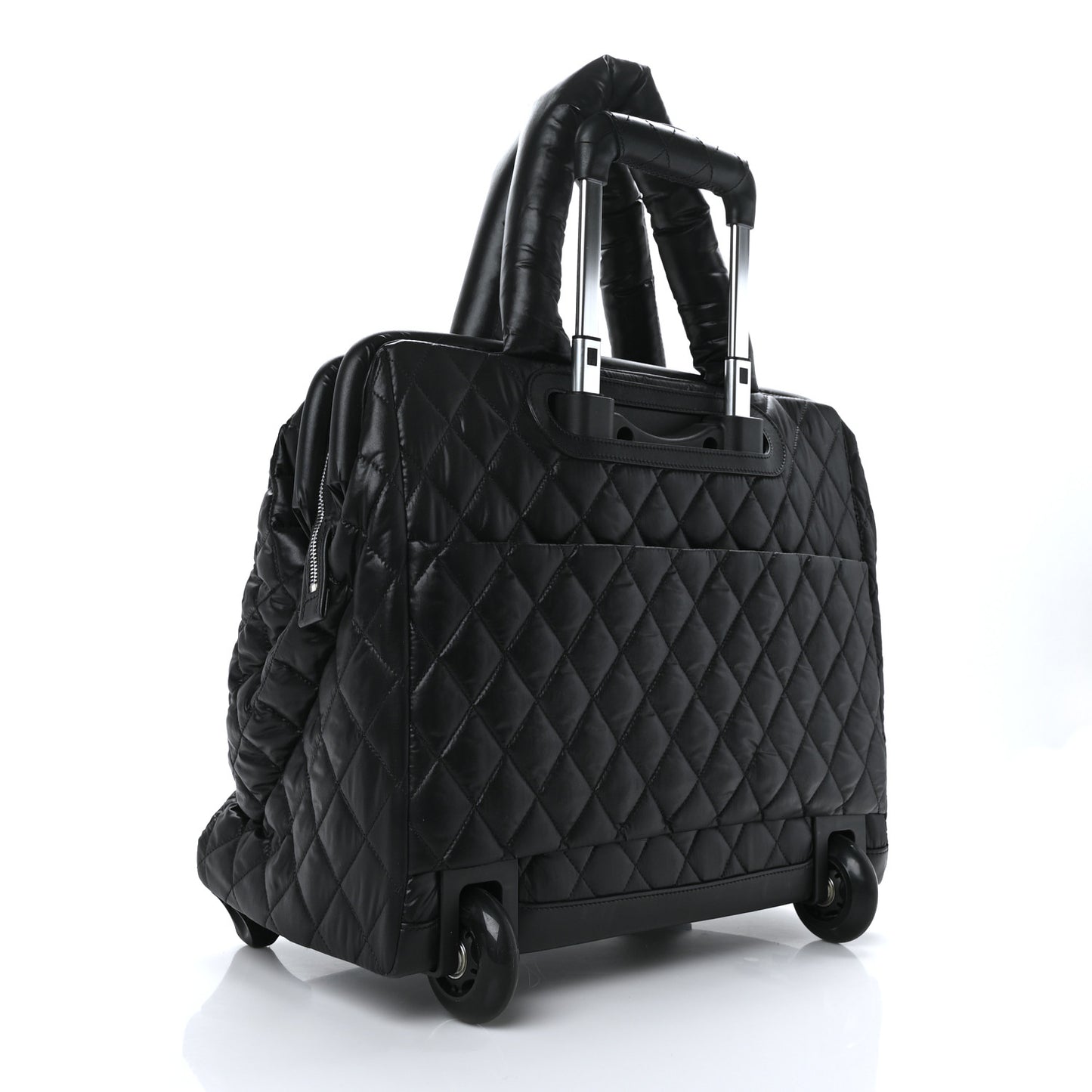 Nylon Quilted Coco Cocoon Trolley Black
