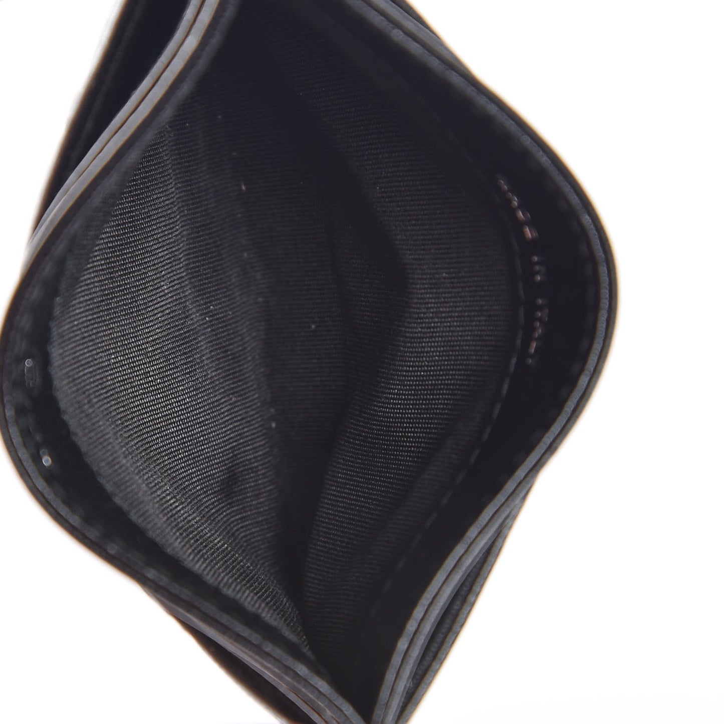 Lambskin Quilted Diamond CC Card Holder Black