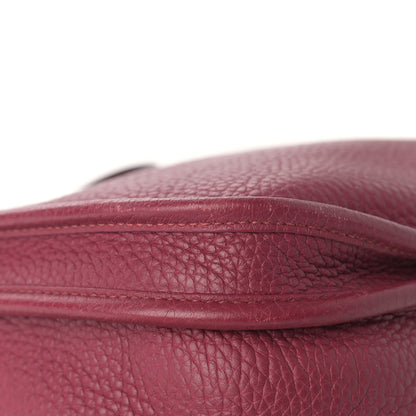 Hermes Taurillon Clemence Evelyne III PM Rubis 10 of 15