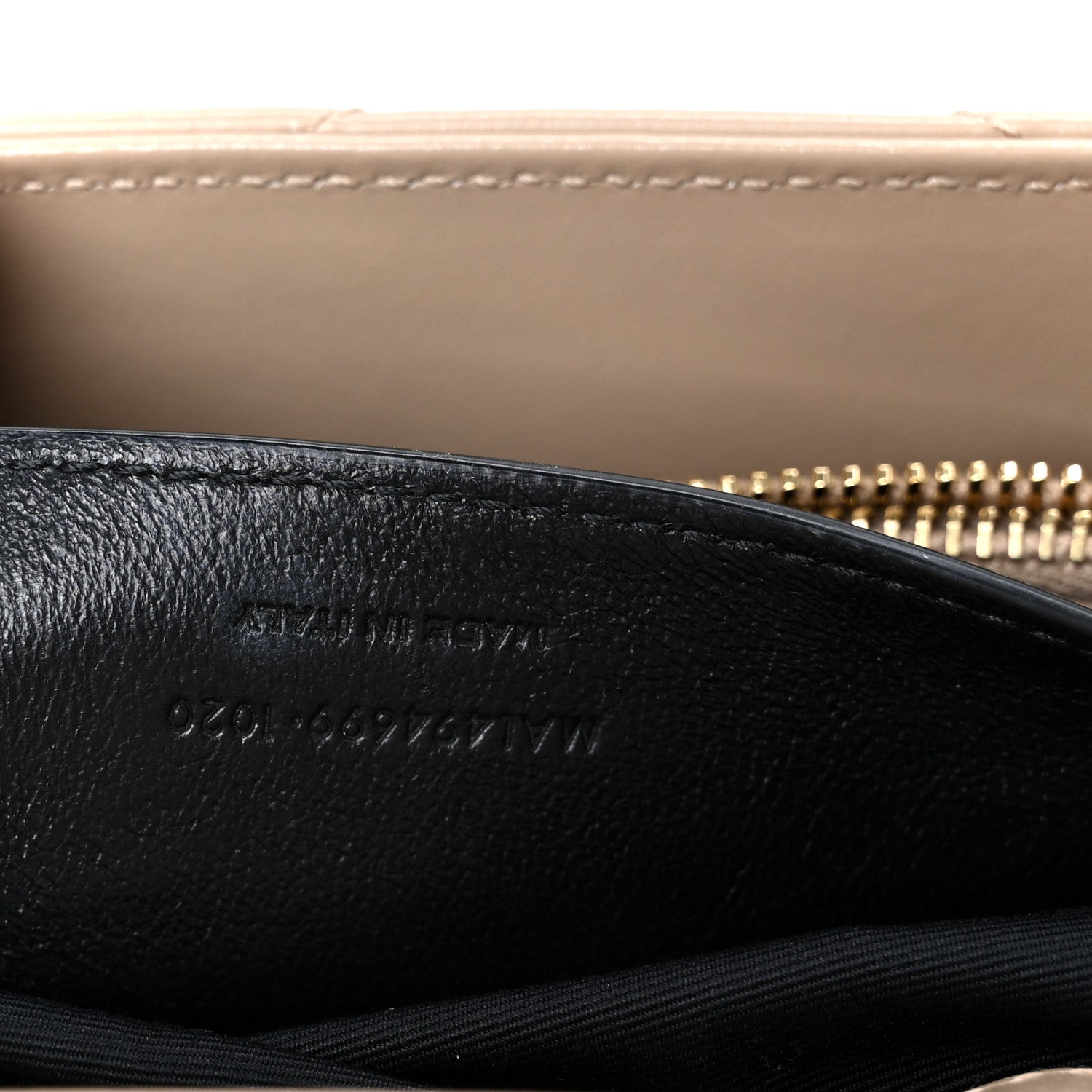 Saint Laurent Calfskin Y Quilted Monogram Small Loulou Chain Satchel Dark Beige 8 of 11