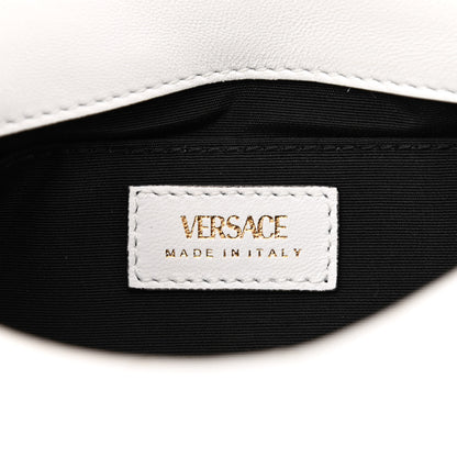 Versace Nappa Quilted Small Medusa Chain Crossbody White 6 of 10