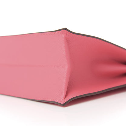 Hermes Evercolor Kelly Danse II Belt Bag Rose Azalee 10 of 12