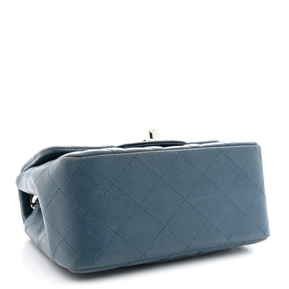 Chanel Lambskin Quilted Mini Square Flap Blue 4 of 13