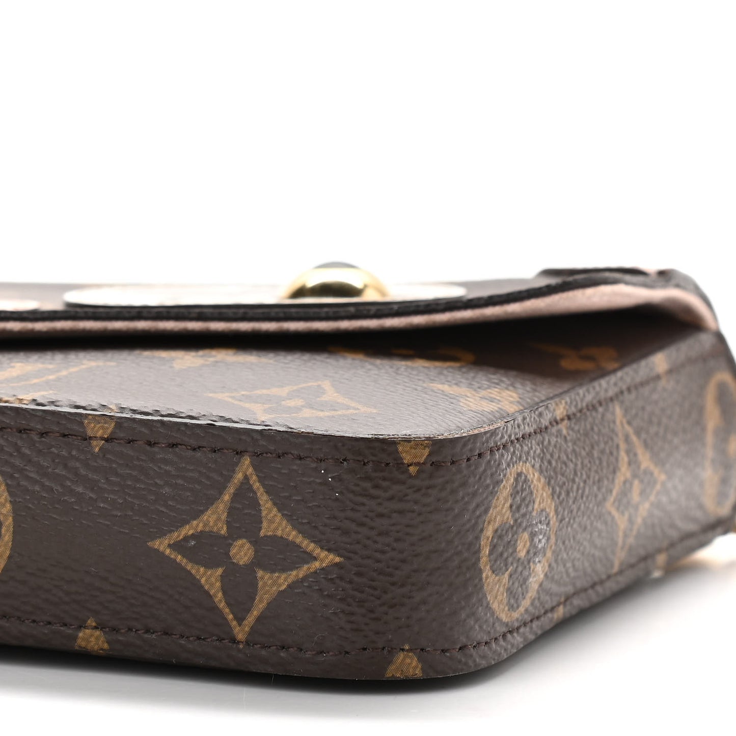 Monogram Valentine Dog Pochette Felicie Chain Wallet