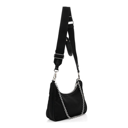 Prada Nylon Re-Edition 2005 Shoulder Bag Black 2 of 11