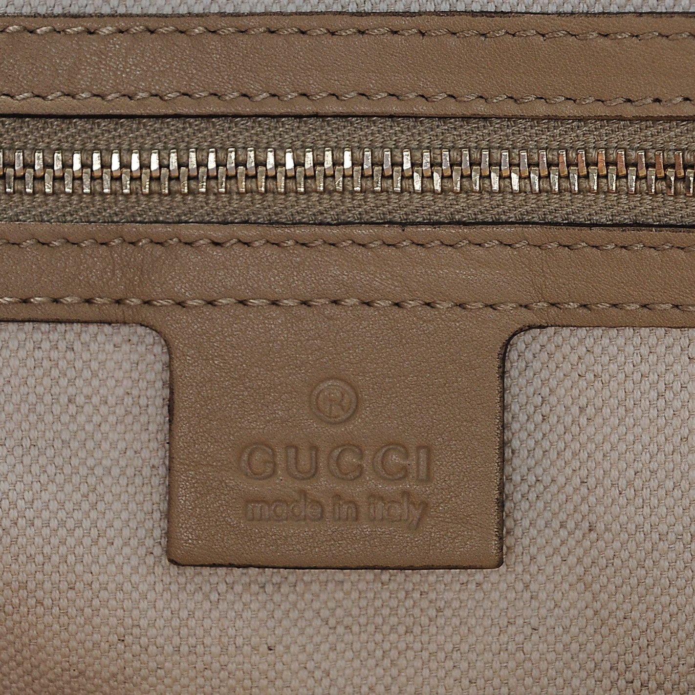 Microguccissima Small Nice Top Handle Dome Bag Beige