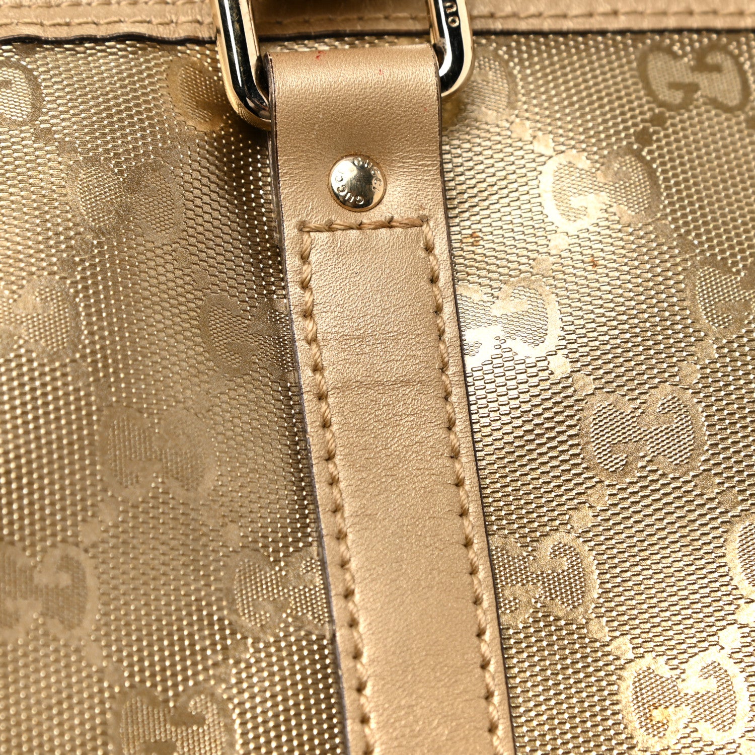 Gucci Imprime Monogram Medium Joy Boston Champagne 24 of 26
