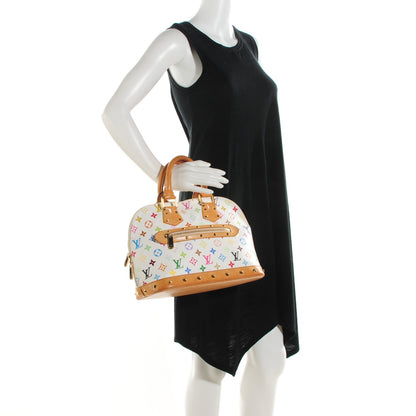 Louis Vuitton Monogram Multicolor Alma White 2 of 11