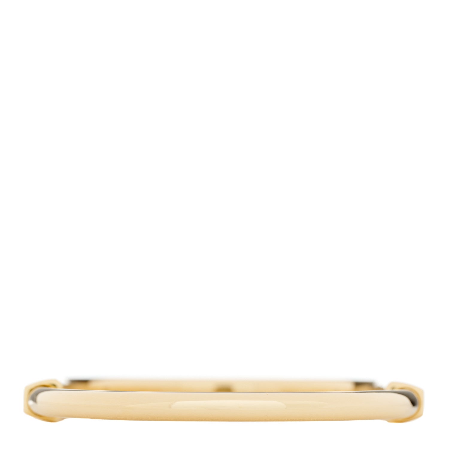 Tiffany 18K Yellow Gold Tiffany Lock Bangle Bracelet 2 of 5