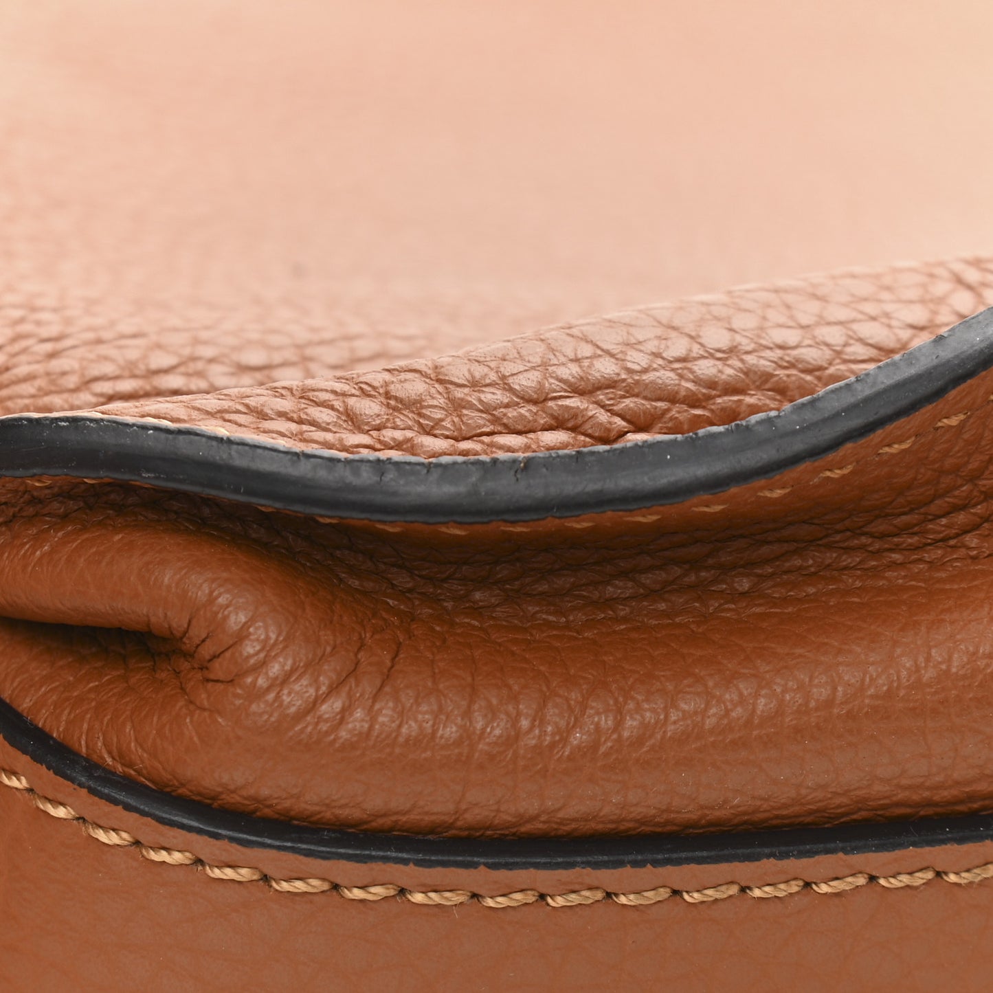 Calfskin Medium Marcie Round Crossbody Bag Tan