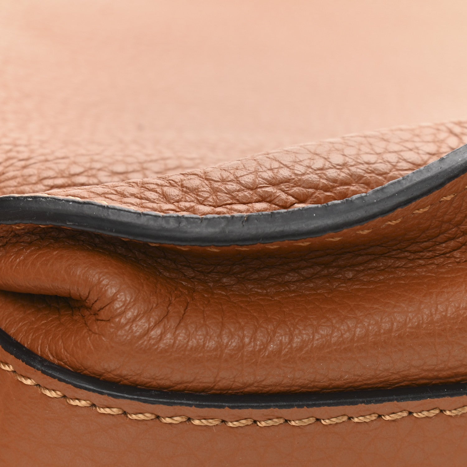 Chloe Calfskin Medium Marcie Round Crossbody Bag Tan 12 of 14
