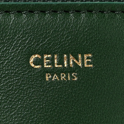Celine Lambskin Large Trio Crossbody Bag Malachite 8 of 12