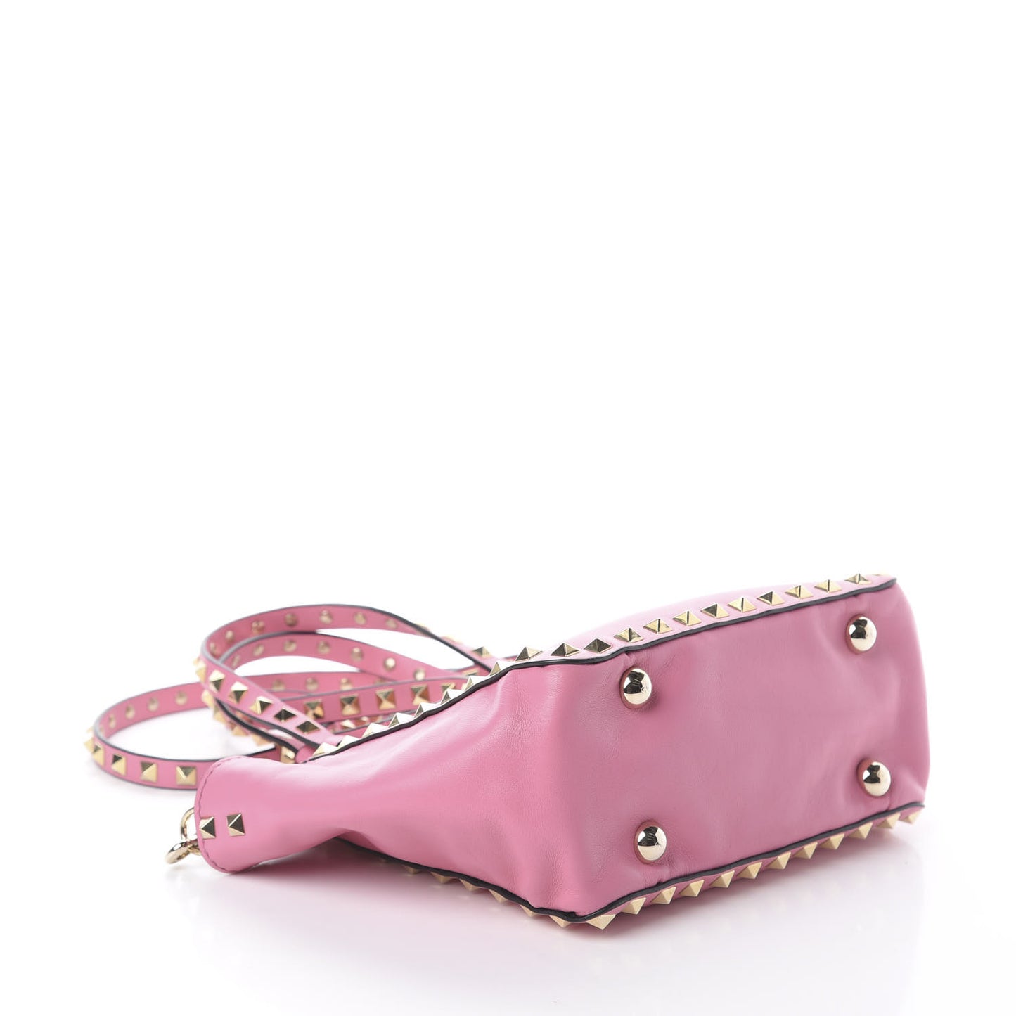 Vitello Mini Rockstud Tote Ninphea