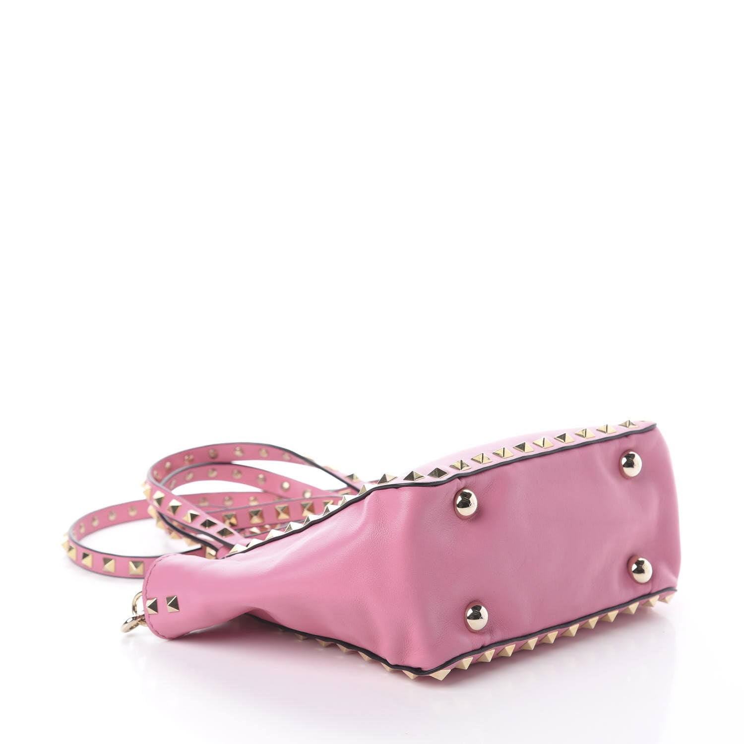 Valentino Garavani Vitello Mini Rockstud Tote Ninphea 3 of 8
