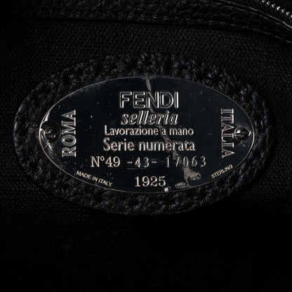 Fendi Cuoio Romano Selleria Tote Black 5 of 12