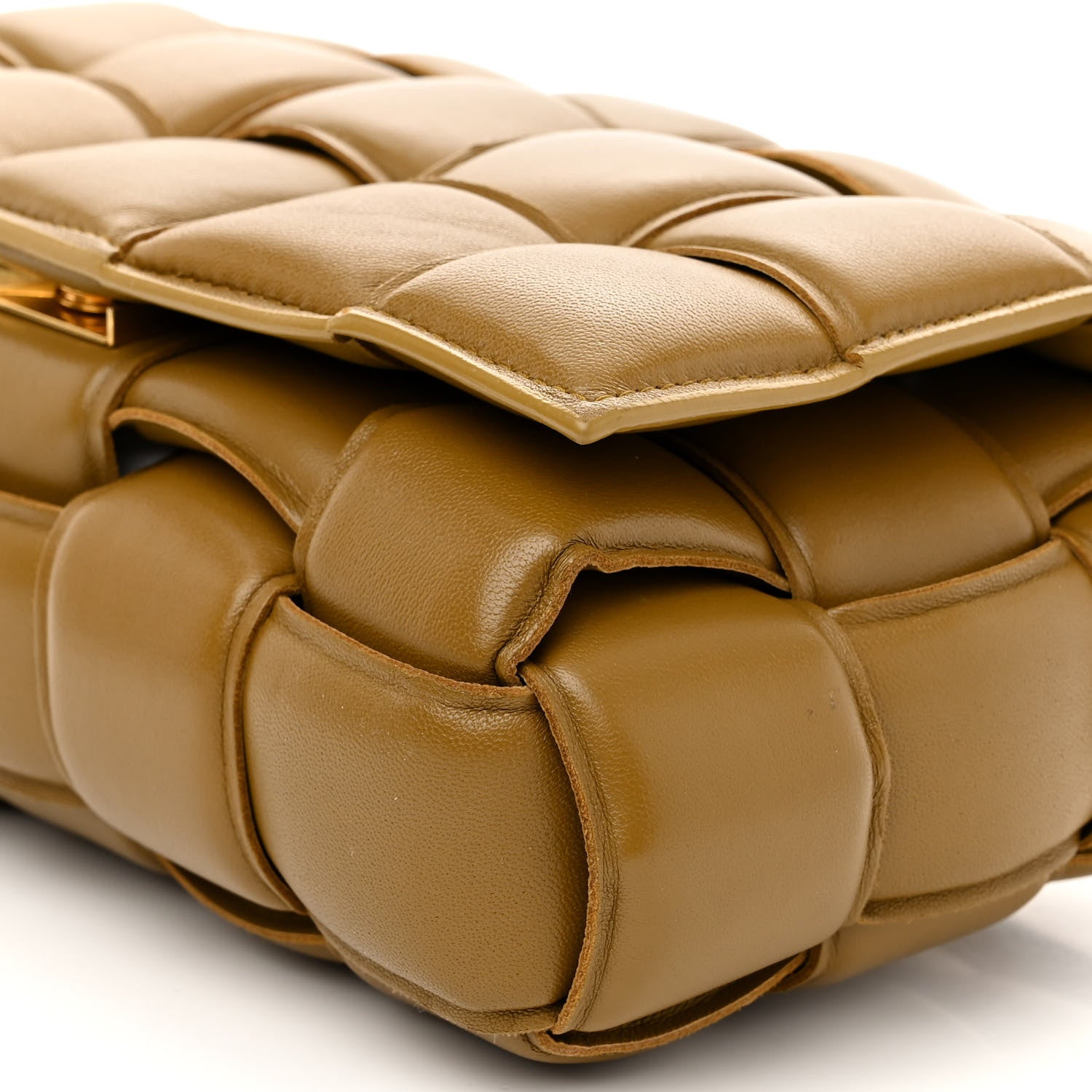 Bottega Veneta Nappa Maxi Intreccio Padded Cassette Crossbody Bag Acorn 9 of 10