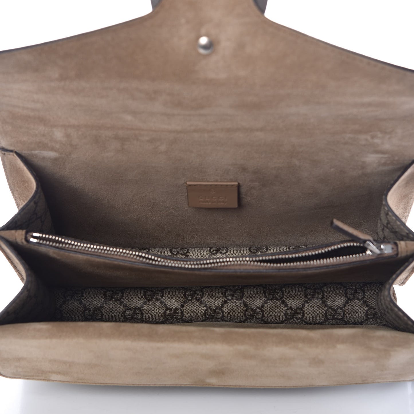 GG Supreme Monogram Small Dionysus Shoulder Bag Taupe