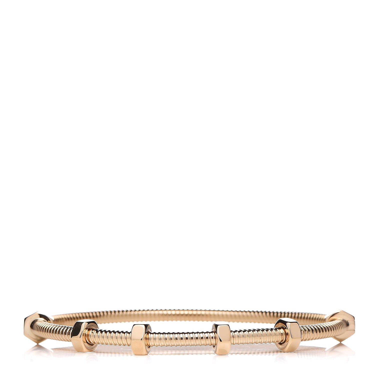 Cartier 18K Yellow Gold Ecrou de Bracelet 18 1 of 5