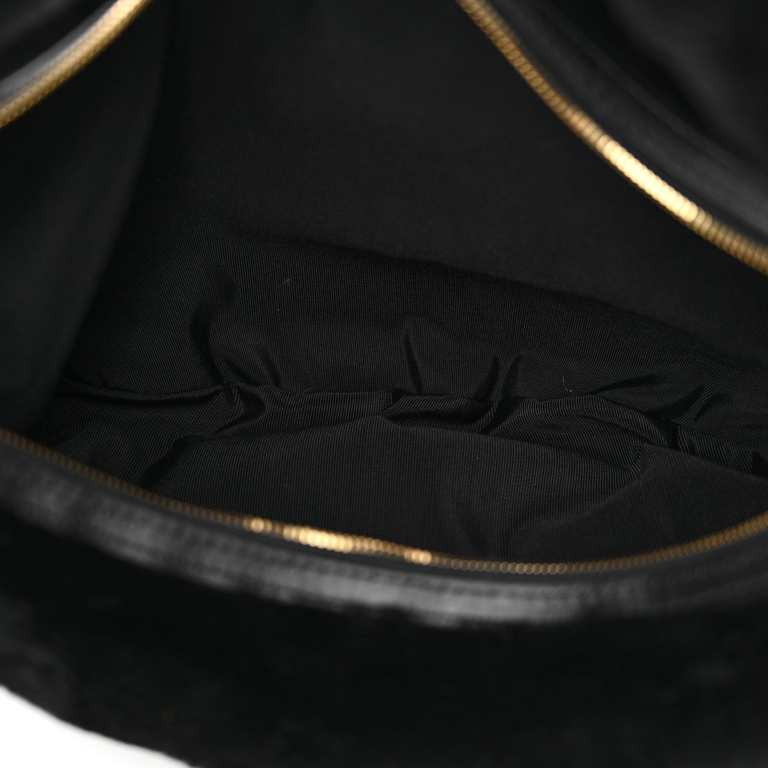 Khaite Shearling Medium Olivia Hobo Black 5 of 11