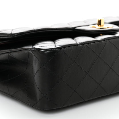 Chanel Lambskin Quilted Medium Double Flap Black 9 of 11