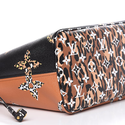 Louis Vuitton Monogram Giant Jungle Neverfull MM Black 12 of 14