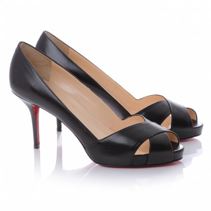 Christian Louboutin Kid Shelley 90 Pumps 40.5 Dark Brown 3 of 6