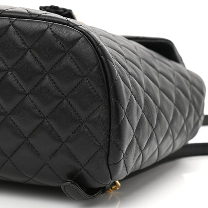 Chanel Lambskin Quilted Small Urban Spirit Backpack Black 10 of 13