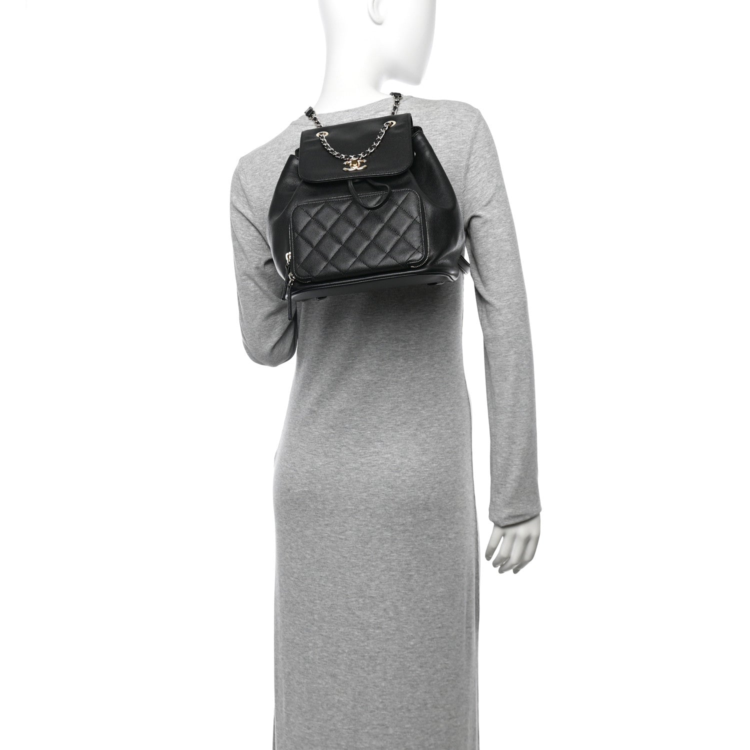 Chanel Caviar Quilted Business Affinity Backpack Black 2 of 10