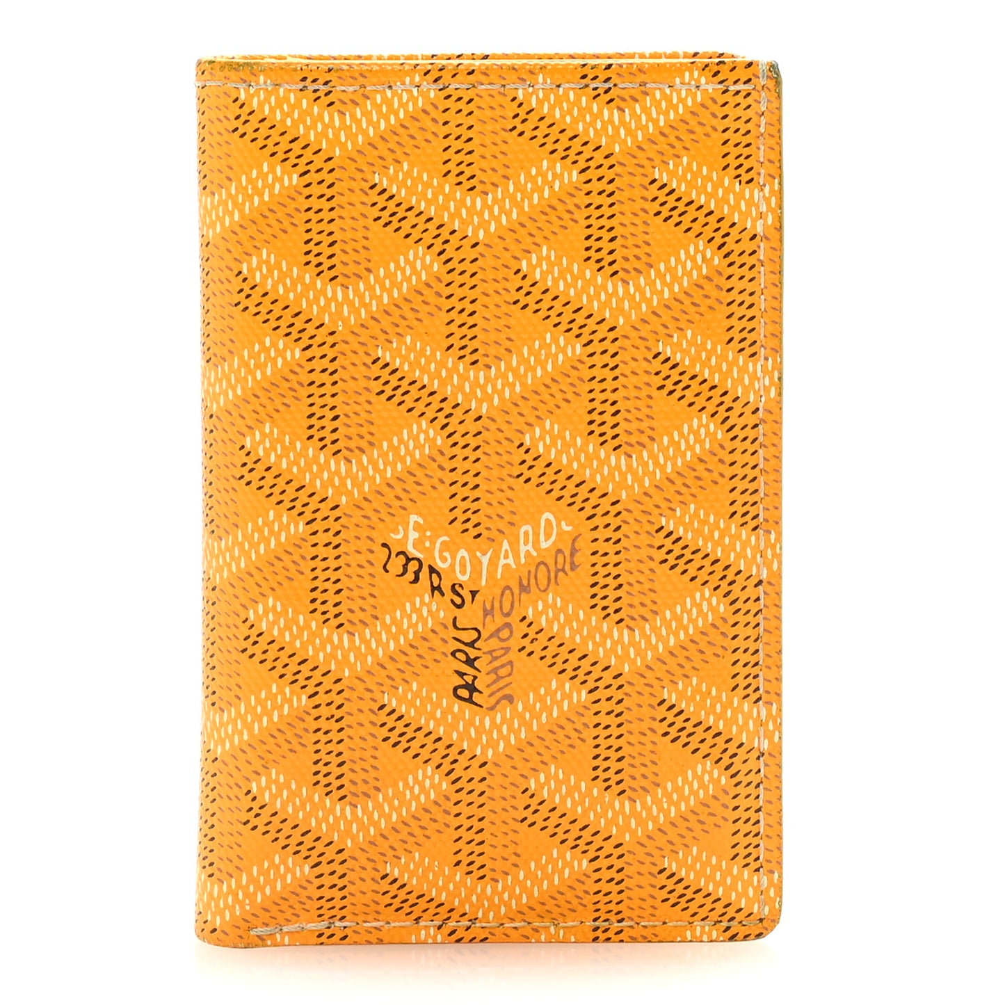 Goyardine Saint Pierre Card Holder Yellow