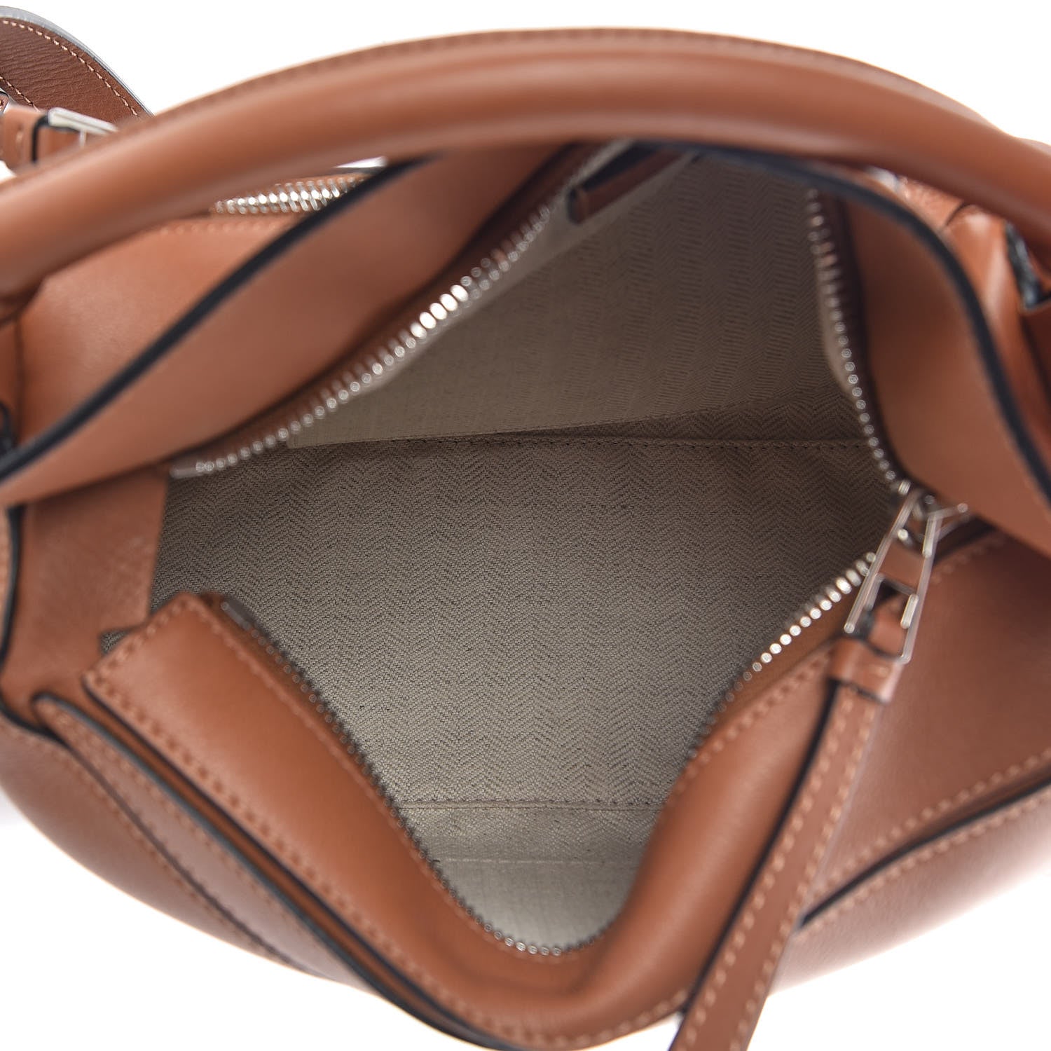 Loewe Calfskin Small Puzzle Bag Tan 5 of 10